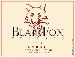 2018 Syrah, Zotovich Vineyard