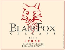 2019 Syrah, Kimsey Vineyard