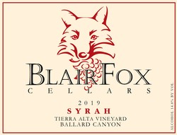 2019 Syrah, Tierra Alta Vineyard