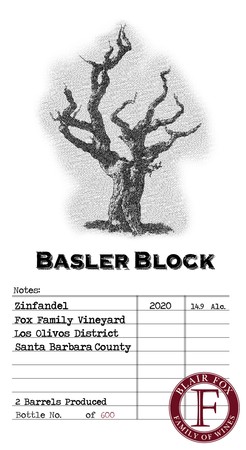 2020 Basler Block Zinfandel