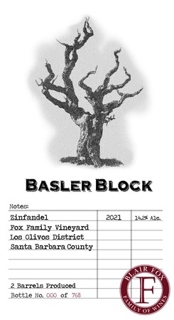 2021 Basler Block Zinfandel