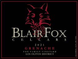 2021 Grenache, Fox Family Vineyard
