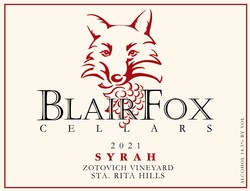 2021 Syrah, Zotovich Vineyard