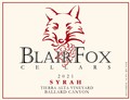 2021 Syrah, Tierra Alta Vyd